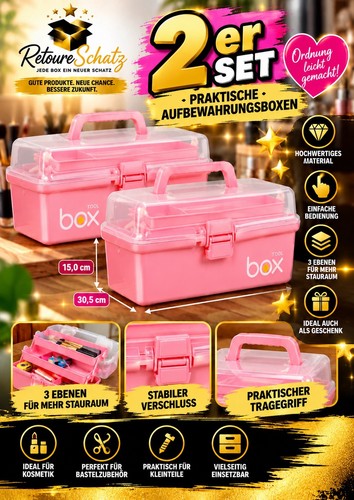 Aufbewahrungsbox ebenen - 2x,