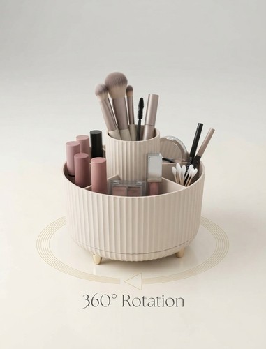 Kosmetik organizer beige 360 - kosmetik, 360°